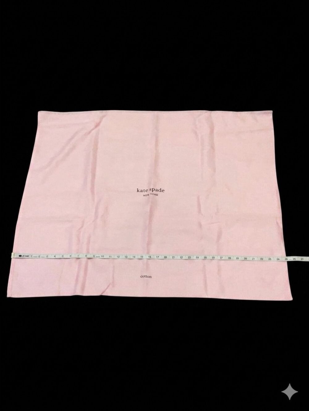 Kate Spade New York Large Pink Satin Dust Bag 36” x 29” for Totes & Handbags - Picture 2 of 3